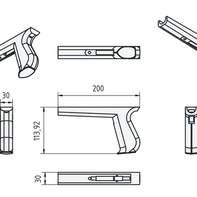 Tay Cầm CO2 Diana Chaser (Pistol Grip)