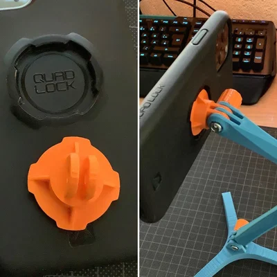 Adapter kép Quadlock GoPro (Quadlock GoPro Double Adapter)