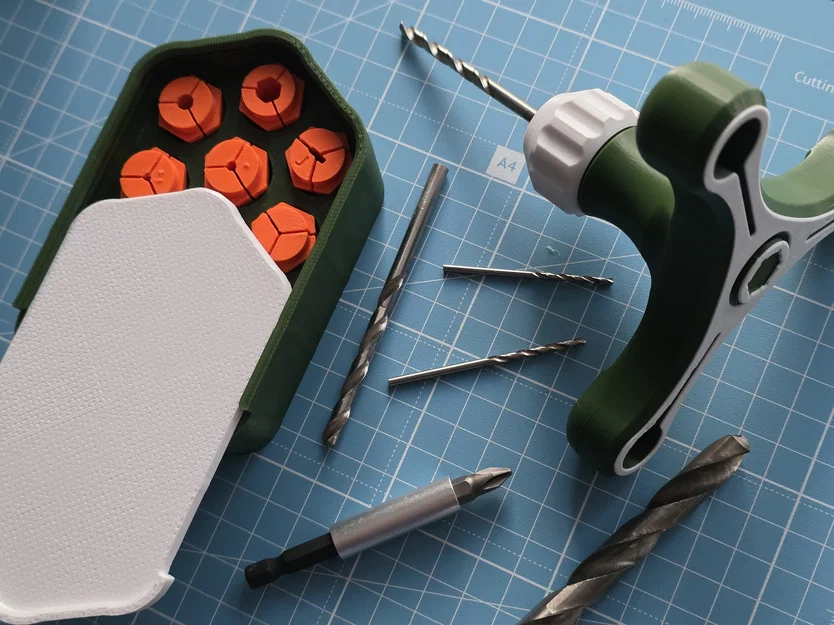 Tay cầm T High-Torque: Pin Vise & Hand Drill (Modular) - Image 3