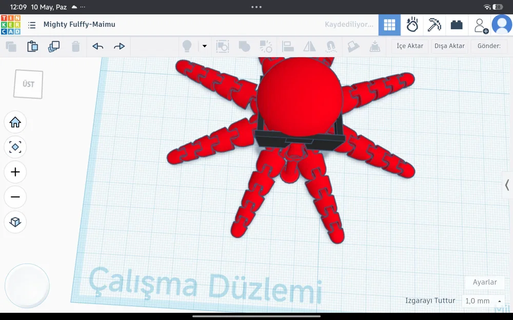 Mô hình 3D Cool Octopus đeo kính râm độc đáo - Image 2