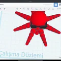 Mô hình 3D Cool Octopus đeo kính râm độc đáo - Thumbnail 2