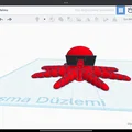 Mô hình 3D Cool Octopus đeo kính râm độc đáo - Thumbnail 3