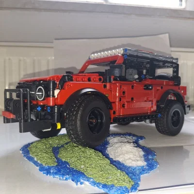 Ford Bronco LEGO – Cản trước và phụ kiện trang trí