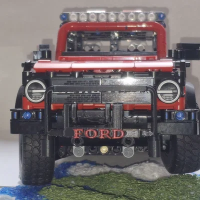 Ford Bronco LEGO – Cản trước và phụ kiện trang trí