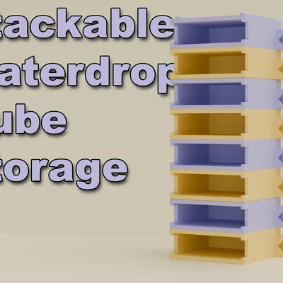 Hộp lưu trữ waterdrop | Xếp chồng (Stackable)