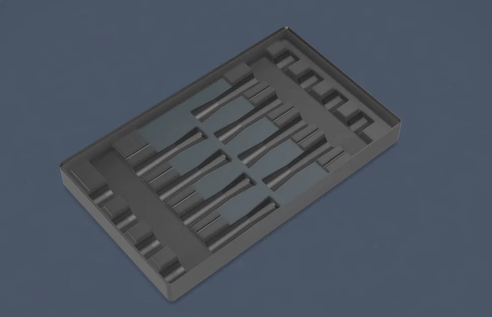 Khay in 3D Gridfinity đựng bộ tuốc nơ vít chính xác Parkside - Image 2