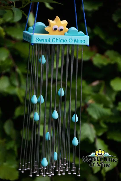 Sweet Chime O' Mine: Khung wind chime gắn căm xe đạp hoặc dây tùy biến - Image 1