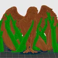 Mô hình 3D cô gái thiên thần (Angel Girl) tinh xảo, dễ in - Thumbnail 3