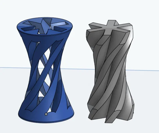 Đồ chơi giải trí 3D xoắn ốc Satisfying Impossible Pass-through Fidgets - Image 1