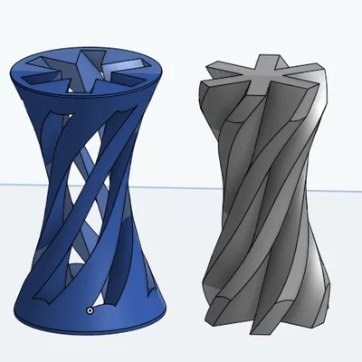 Đồ chơi giải trí 3D xoắn ốc Satisfying Impossible Pass-through Fidgets
