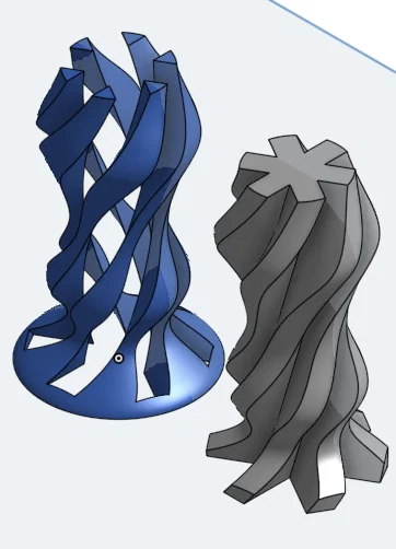 Đồ chơi giải trí 3D xoắn ốc Satisfying Impossible Pass-through Fidgets - Image 2