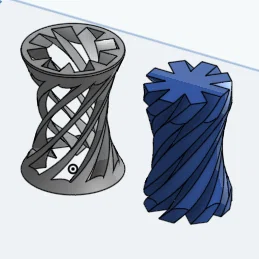 Đồ chơi giải trí 3D xoắn ốc Satisfying Impossible Pass-through Fidgets