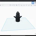 Mẫu móc khóa chim cánh cụt đội mũ siêu dễ thương để in 3D - Thumbnail 1