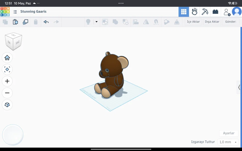 Mô hình gấu bông Teddy đáng yêu trang trí bàn làm việc - Image 2