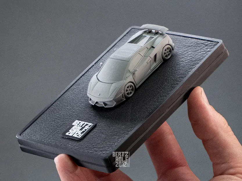 Mô hình siêu xe Lamborghini Gallardo dạng Kit Card 3D độc đáo - Image 1