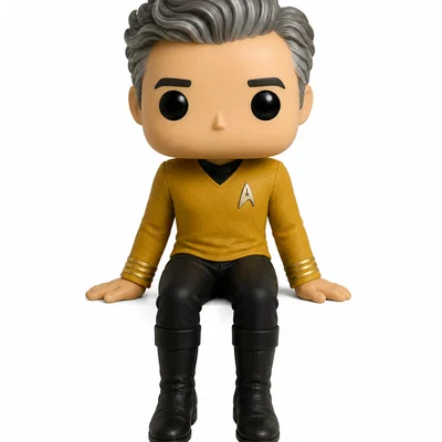 Captain Pike monitor buddy cho màn hình – Star Trek: Strange New Worlds