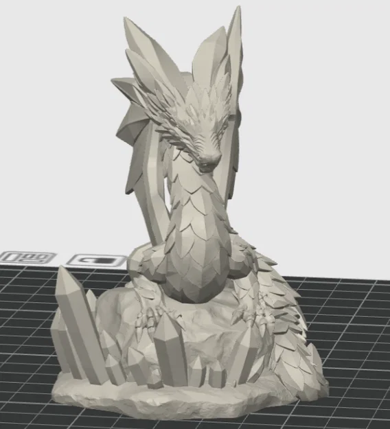 Tượng Rồng Pha Lê Cỡ Lớn (Crystal Dragon big statue) - Image 2
