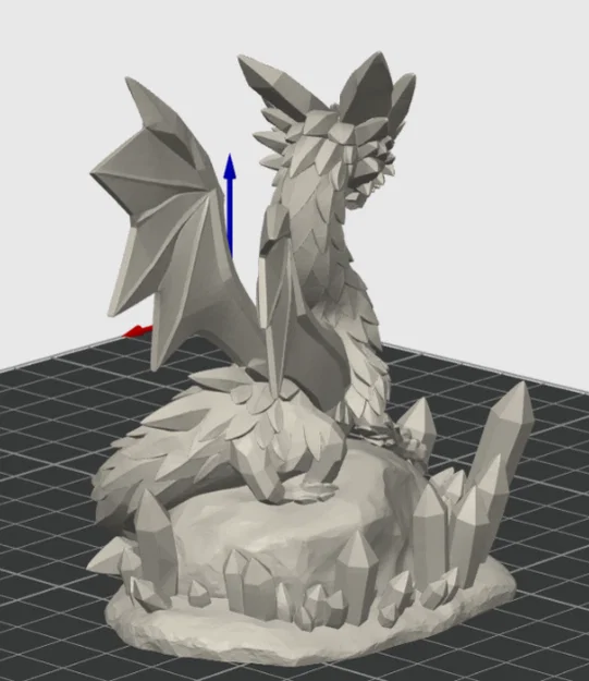 Tượng Rồng Pha Lê Cỡ Lớn (Crystal Dragon big statue) - Image 3