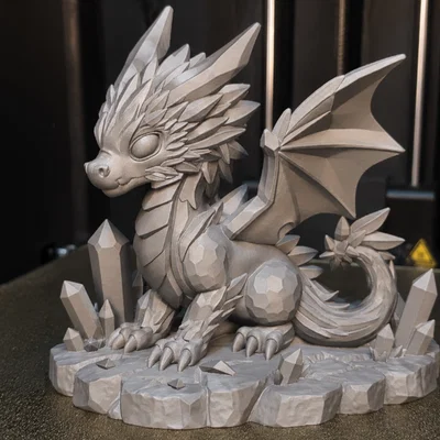 Rồng Pha Lê Cute (Crystal Dragon Cute)