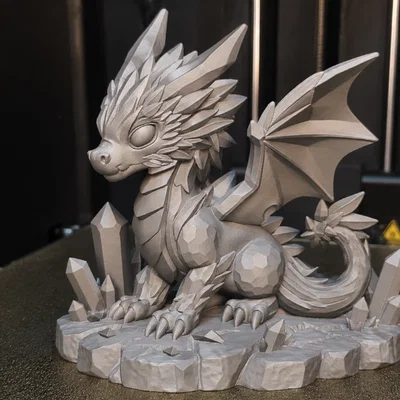 Rồng Pha Lê Cute (Crystal Dragon Cute)