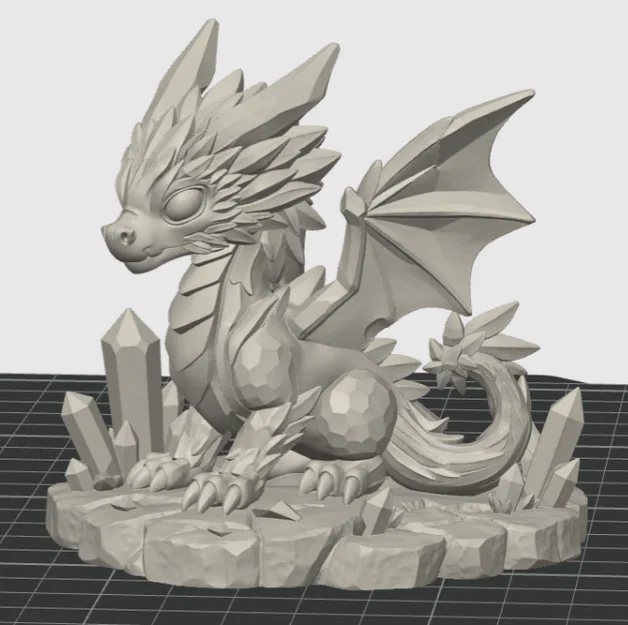 Rồng Pha Lê Cute (Crystal Dragon Cute) - Image 3