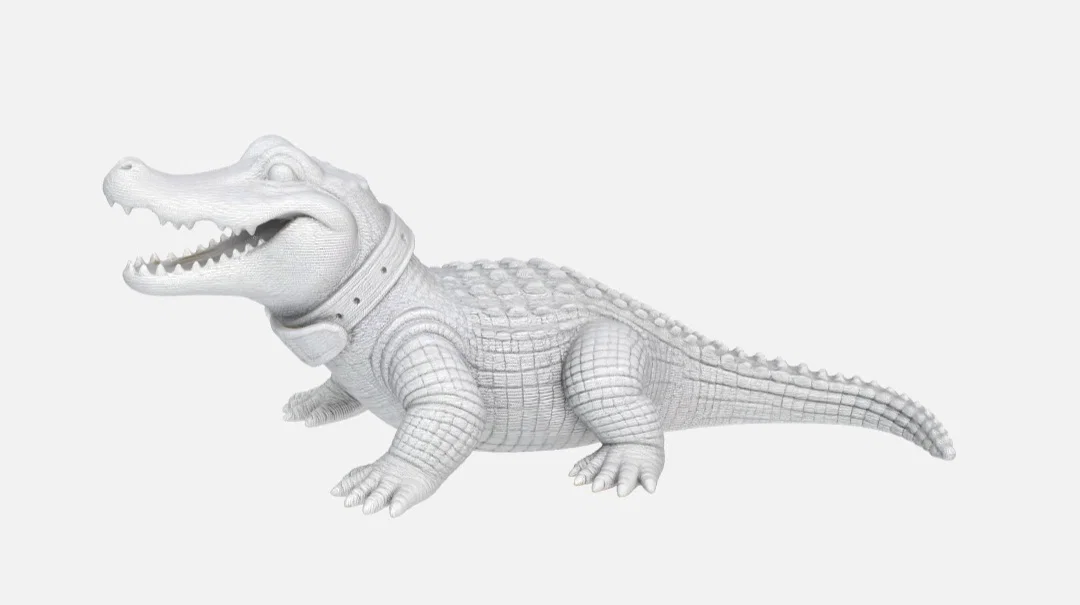 Mô hình 3D cá sấu thú cưng Haustier Krokodil ngộ nghĩnh - Image 1