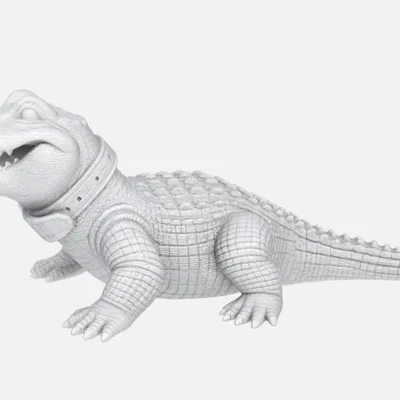 Mô hình 3D cá sấu thú cưng Haustier Krokodil ngộ nghĩnh