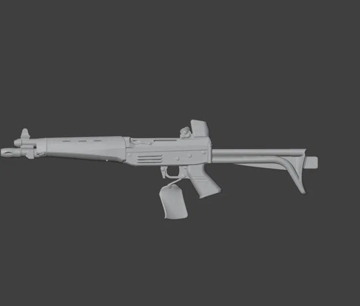 Sig Sg 543 – Mẫu 3D Model Chi Tiết Cao (Tỉ lệ 1:1) - Image 2