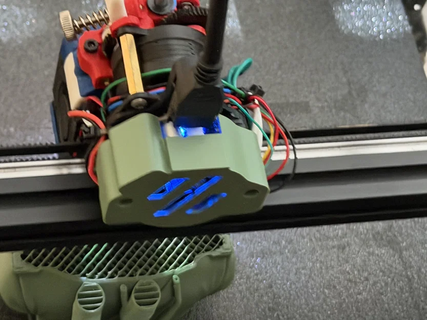 Nắp đậy bảo vệ MELLOW SHT36 v3 với logo Voron cho đầu in 3D - Image 1