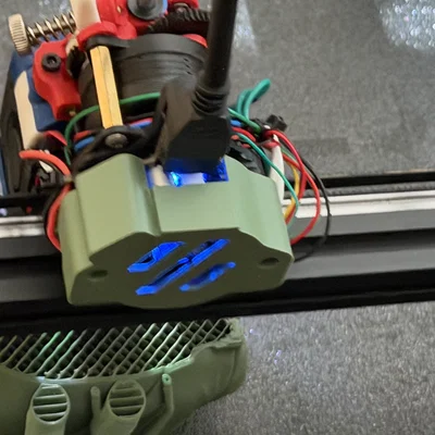 Nắp đậy bảo vệ MELLOW SHT36 v3 với logo Voron cho đầu in 3D