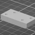 Bản lề nối bàn phẳng (Tisch Verbinder Flach) gia cố nội thất 3D - Thumbnail 3