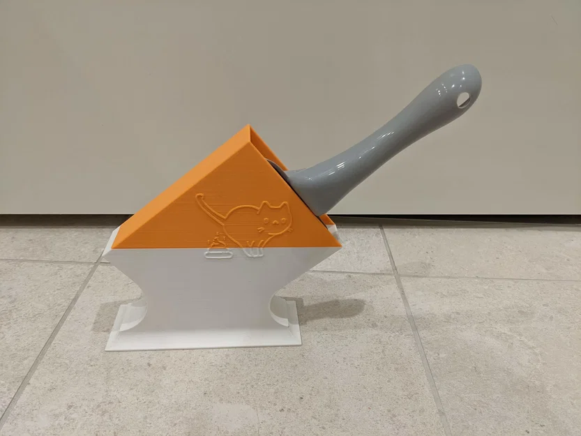 [UPDATED] Giá đỡ muỗng xúc phân khay cát mèo tuỳ biến hoàn toàn - Image 3