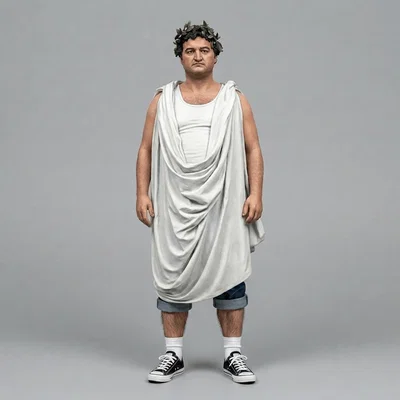 Mô hình 3D nhân vật Bluto (John Belushi) trong phim Animal House