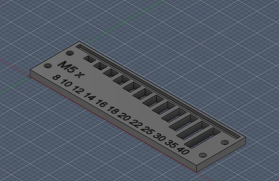 Bộ bảng phân loại ốc vít M4 và M5 in 3D tiện lợi - Image 2