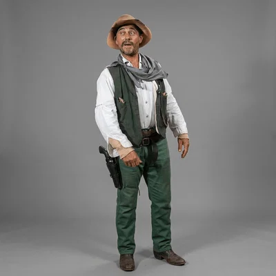 Mô hình 3D nhân vật Festus Haggen phim Gunsmoke (Ken Curtis)