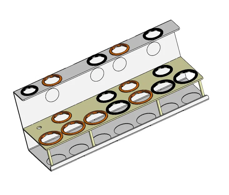 Kệ Đựng Ống Nghiệm Kiểm Tra Nước Hồ Cá (NT Labs Rack) - Image 1