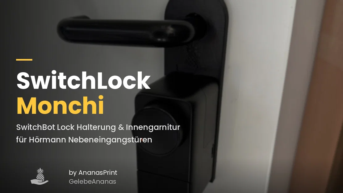 Giá đỡ SwitchBot Lock cho cửa phụ Hörmann (Halterung für Hörmann Nebeneingangstür) - Image 1
