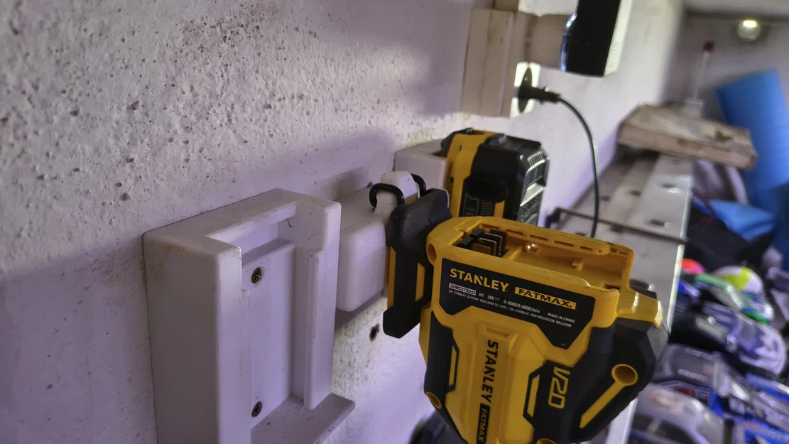 Giá treo dụng cụ Stanley và pin dự phòng (Stanley Tool Holder) - Image 3