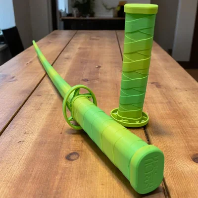 Mô hình kiếm Katana thu gọn (Collapsing Katana) cực chất cho máy in 3D