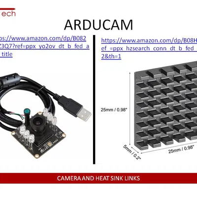 Vỏ camera Arducam Ngày/Đêm (Arducam Day/Night Camera Case)