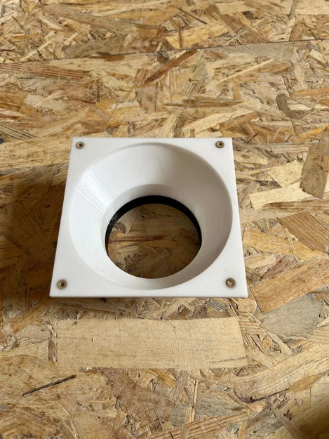 Bộ chuyển đổi quạt PC 120mm sang ống PVC 80mm in 3D - Image 3