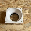 Bộ chuyển đổi quạt PC 120mm sang ống PVC 80mm in 3D - Thumbnail 3