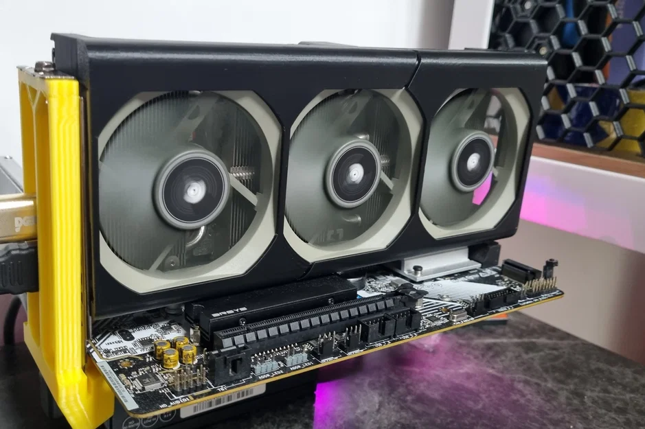 Shroud 3 Fan cho INNO3D RTX 3060 Ti (thay 2x90mm thành 3x80mm) - Image 1