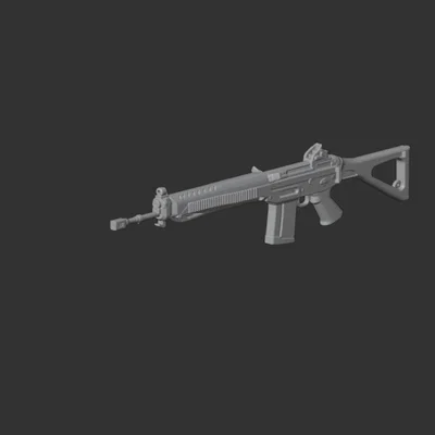 Sig Sg 550 – Mẫu súng trường tấn công 3D tỉ lệ 1:1