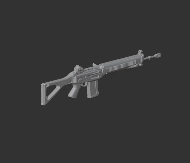 Sig Sg 550 – Mẫu súng trường tấn công 3D tỉ lệ 1:1 - Image 4
