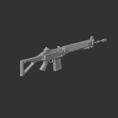Sig Sg 550 – Mẫu súng trường tấn công 3D tỉ lệ 1:1
