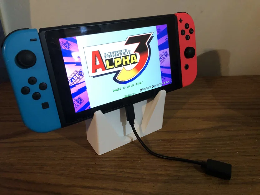 Kệ Nintendo Switch chừa chỗ cho dây USB-C - Image 1