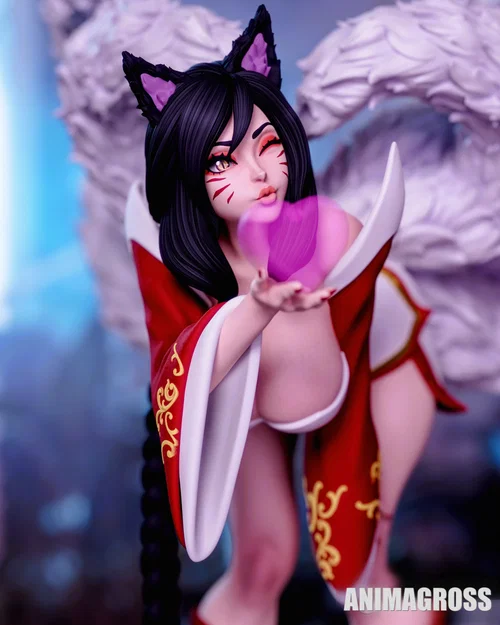 Ahri (ANIMAGROSS) – Mẫu figure anime 3D để in - Image 3