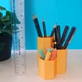 Hộp đựng stationery lục giác, organizer để bàn - Thumbnail 3