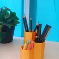 Hộp đựng stationery lục giác, organizer để bàn - Thumbnail 7